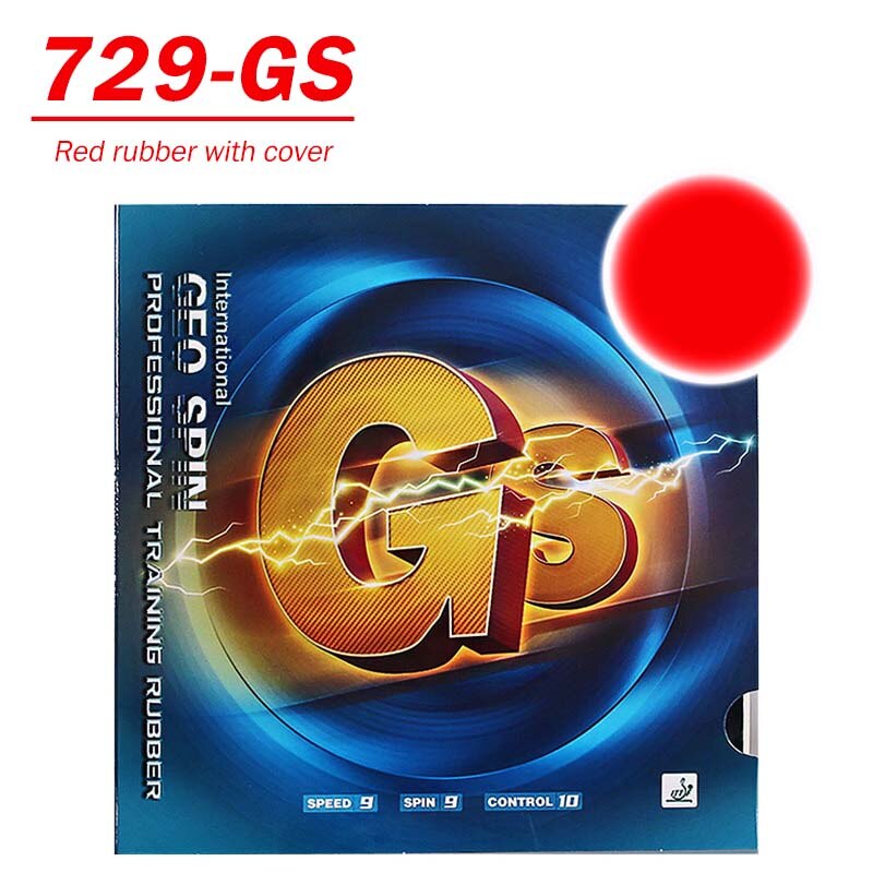 729 Friendship GS Training Table Tennis Rubber RITC Geo Spin Ping Pong Rubber Soft and Good Control: Creamy White