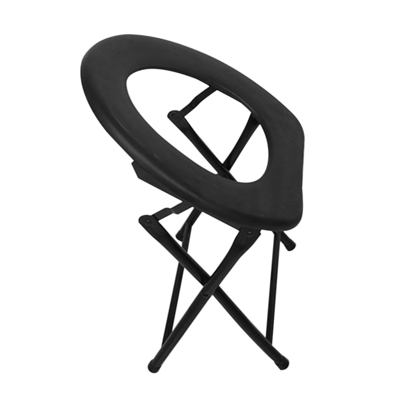 Bærbar styrket sammenklappelig toiletstol rejse camping klatring fiskekammerat stol udendørs aktivitet tilbehør