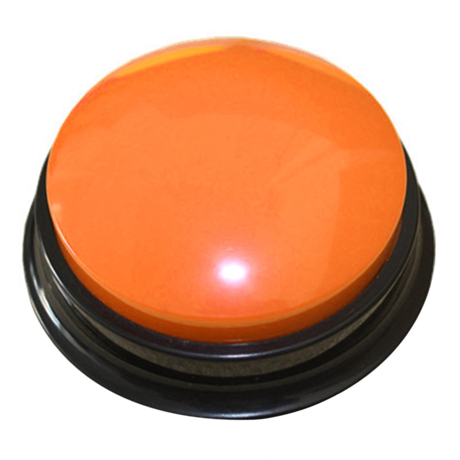 Praten Knop Antwoord Buzzers Prank Speelgoed Voor Pet Training Jongens Meisjes: Orange