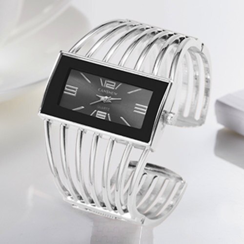 CANSNOW Womens Watch Luxury Rose Gold Bangle Bracelet Watch Women Dress Clock Female Lady Saati Girls Wristwatch Relojes