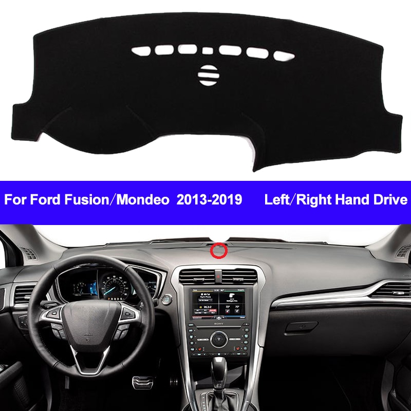 Cubierta interior para salpicadero de coche, tapete, capa, 2 capas, para Ford Fusion / Mondeo LHD RHD