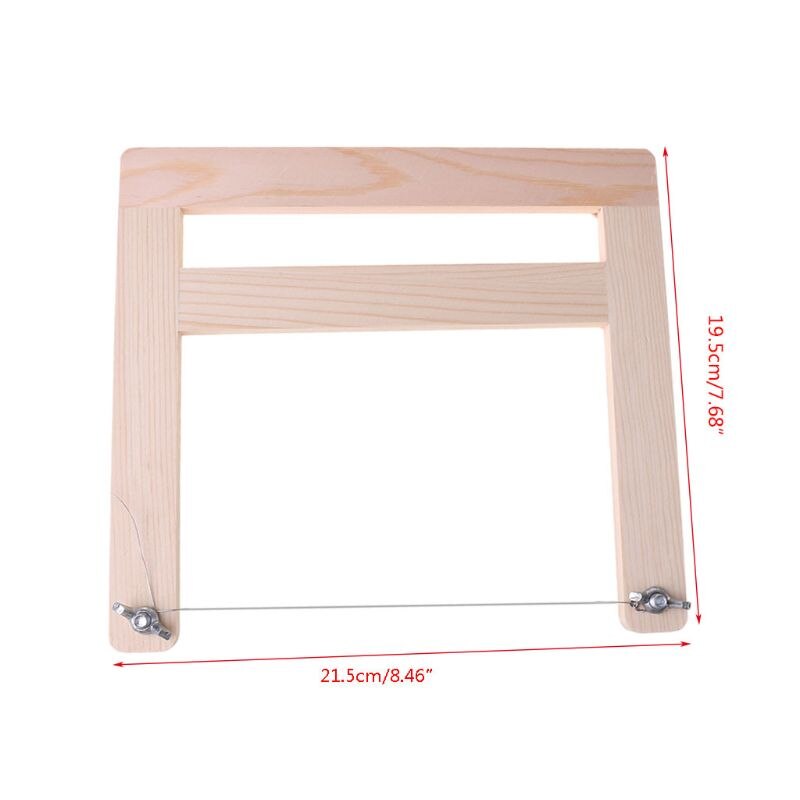 Wire Soap Cutter Slicer Loaf Cutter with Wood Handle QX2E