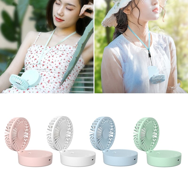 Mini Handheld Water Mist Fan Stille Elektrische Desktop Air Cooling Gadget