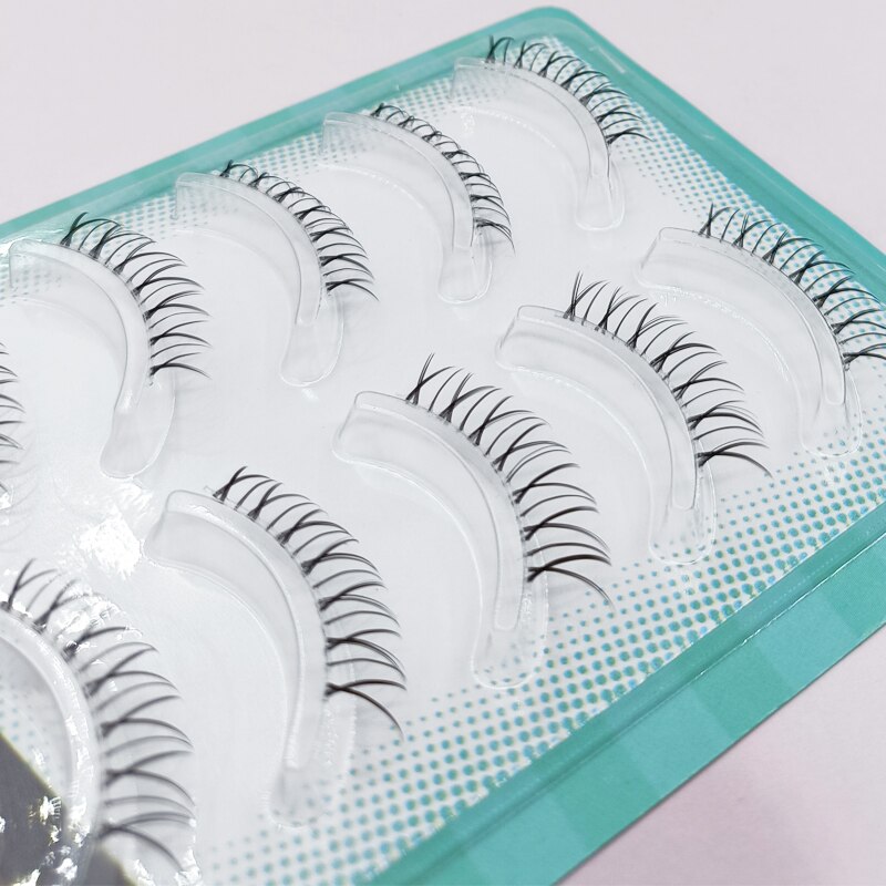 Faux-cils courts en vison, 5 paires, maquillage naturel, Cosplay sous les cils, Extension pour les yeux