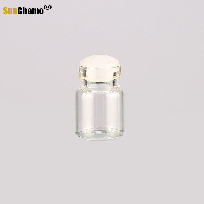 Cork Stopper Mini Glass Small Bottle Tiny Jars Home Decorative Wish Vials for Decoration 13x18mm Multicolor Bottles Cap: 13X18MM B