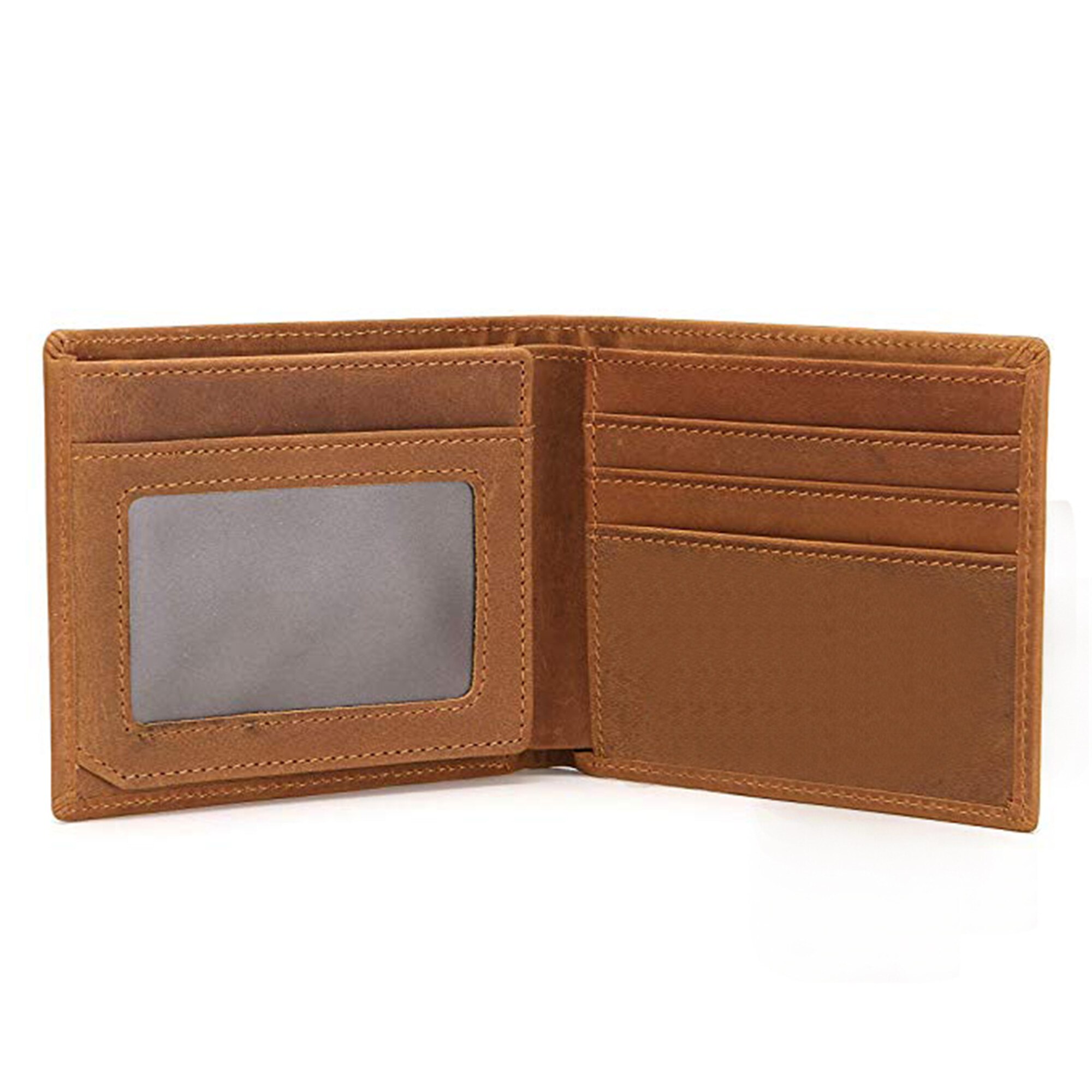 VE1016-1030 DAD TO SON Engraving Wallets Genuine Leather Purse Card Holder Bifold Vintage Birthday From DAD