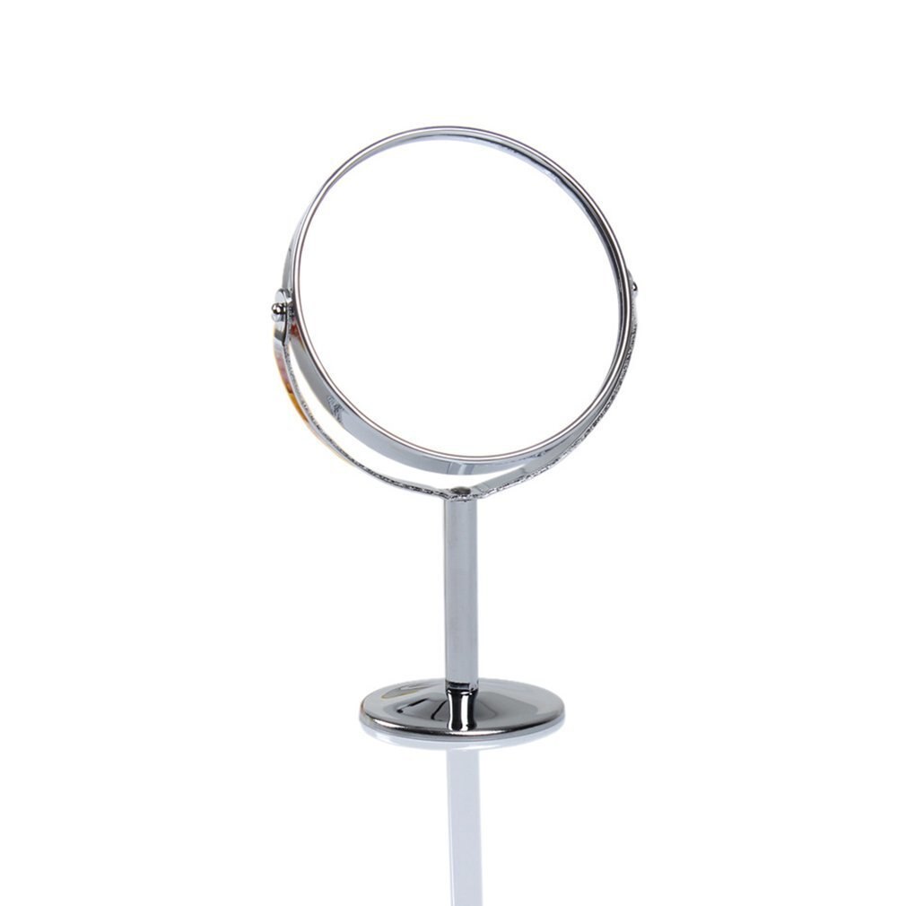 Double Face Dressing Mirror 360 Degree Rotating Portable Small Mirror