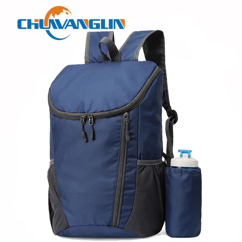 Chuwanglin Lightweight Foldable Backpack Large Capacity Waterproof Rucksack Mountaineering Ultralight Outdoor Travel L60305