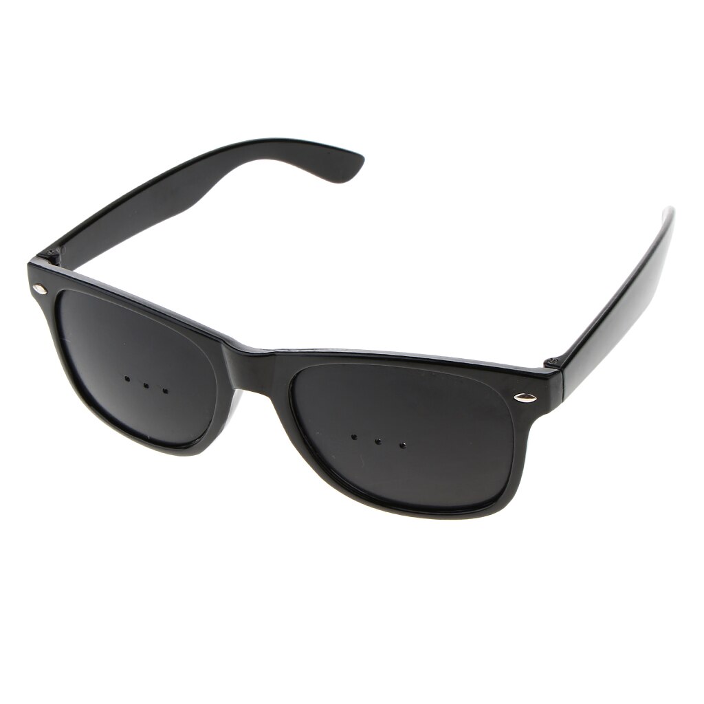 Plastic Pinhole Eyewear Glasses Eyesight Improve Training Reading Eyeglasses