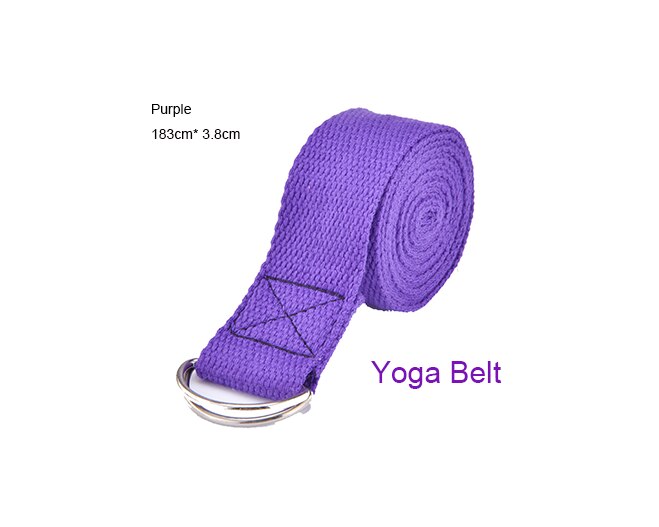 Pelota de Yoga para Fitness, Pilates, gimnasio, Fitball, tren de masaje, ejercicio de equilibrio, deporte, Fitness, silla, pelota inflable suave de 55-75cm: Purple yoga belt