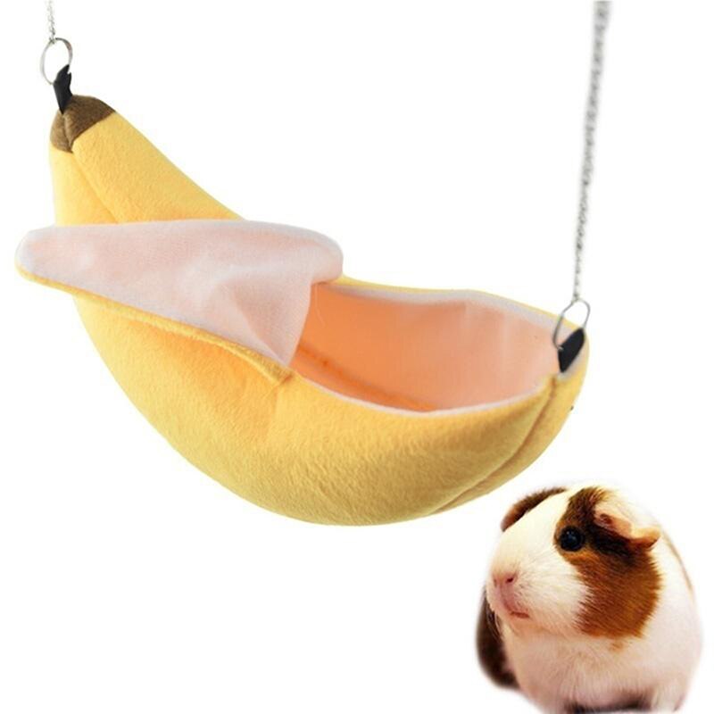 Hamster hængende hus hængekøje bur sove rede kæledyr seng rotte hamster legetøj bur gynge kæledyr banan små dyr
