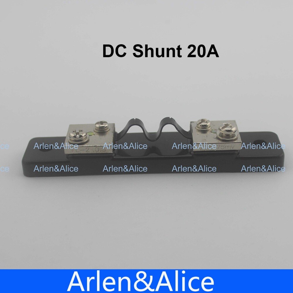 Analog Panel Meter 20A 75mV DC Shunt Resistor - Unbranded Current Meter Resistance