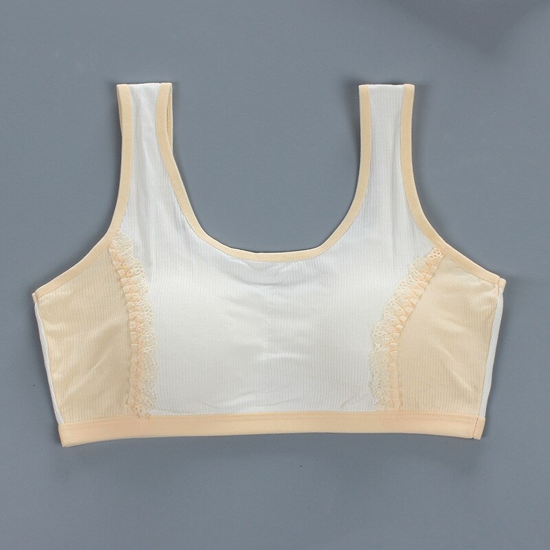 Lace Girls Bra Vest Underwear Suspenders Summer Thin Breathable Elastic Adolescence Period 13-23 Years: 4