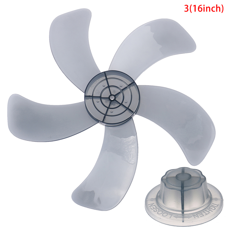 6/14/16 Zoll Haushalts-Kunststoff-Lüfter blatt fünf Blätter Ständer/Tisch fanner Zubehör mit Mutter abdeckung für Sockel ventilator: green