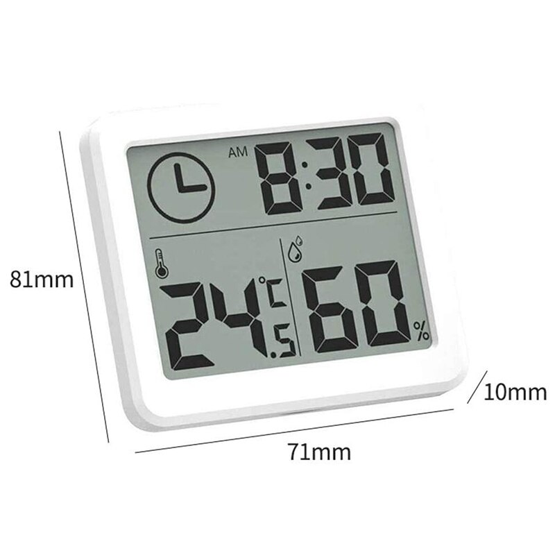 Kamer Thermometer, Vochtigheid Meter, Temperatuur En Hygrometer Met Lcd-scherm Monitor Temperatuur En Vochtigheid