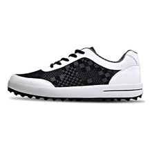 TaoBo – chaussures de Golf respirantes et imperméables pour hommes, baskets de sport, d'entraînement, avec boutons rotatifs et boucle,