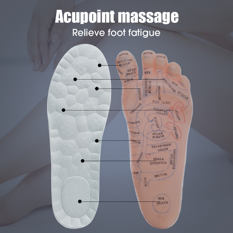 Solette sportive in lattice 4D Cuscinetti per scarpe super morbidi ad alta elasticità Cuscino deodorante antidolore Supporto per arco plantare Solette da corsa Soletta per piedi