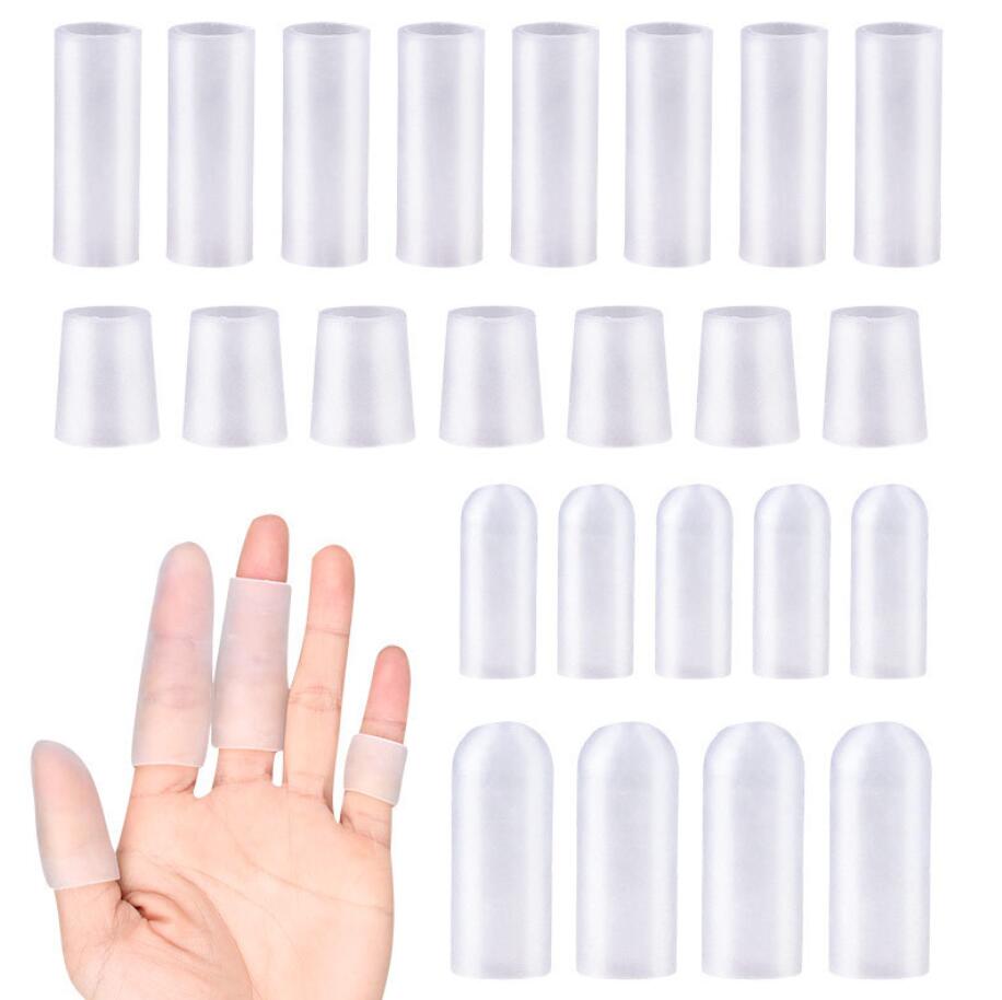 2Pcs Silicone Finger Toe Protector Separator Pain Relief Corn Callus Remover Applicator Soft Gel Tube Pedicure Tool Foot Care