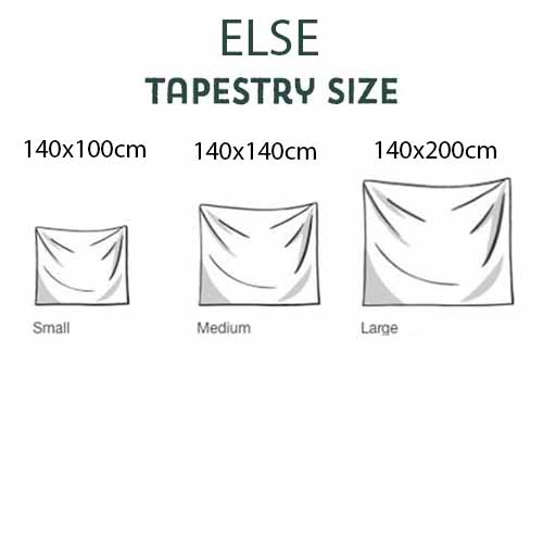 Else Red Black Abstract Cubes Box Geometric 3D Pattern Print Decorative Hippi Bohemian Wall Hanging Landscape Tapestry Wall Art