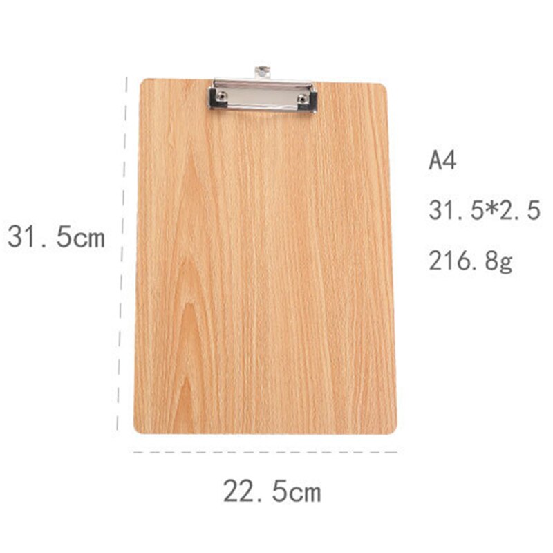 1pcs Simple Practical Office Filing Products Wooden A4 A5 File Folders Business School Stationery Supplies: A4
