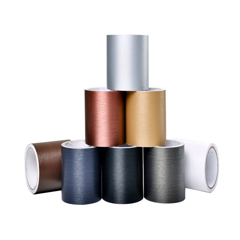 Black/White Waterproof Waist Line Wall Sticker Self Adhesive Baseboard Wallpaper Border Roll Bathroom Decals Home Decor Film