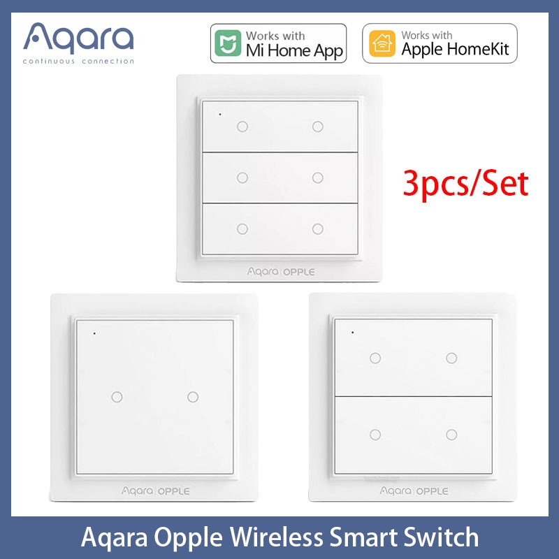 Original Aqara Opple Wireless Switch Zigbee 3.0 Smart Light Switch 2/4/6 Buttons APP Remote Control For Apple Homekit Mijia APP