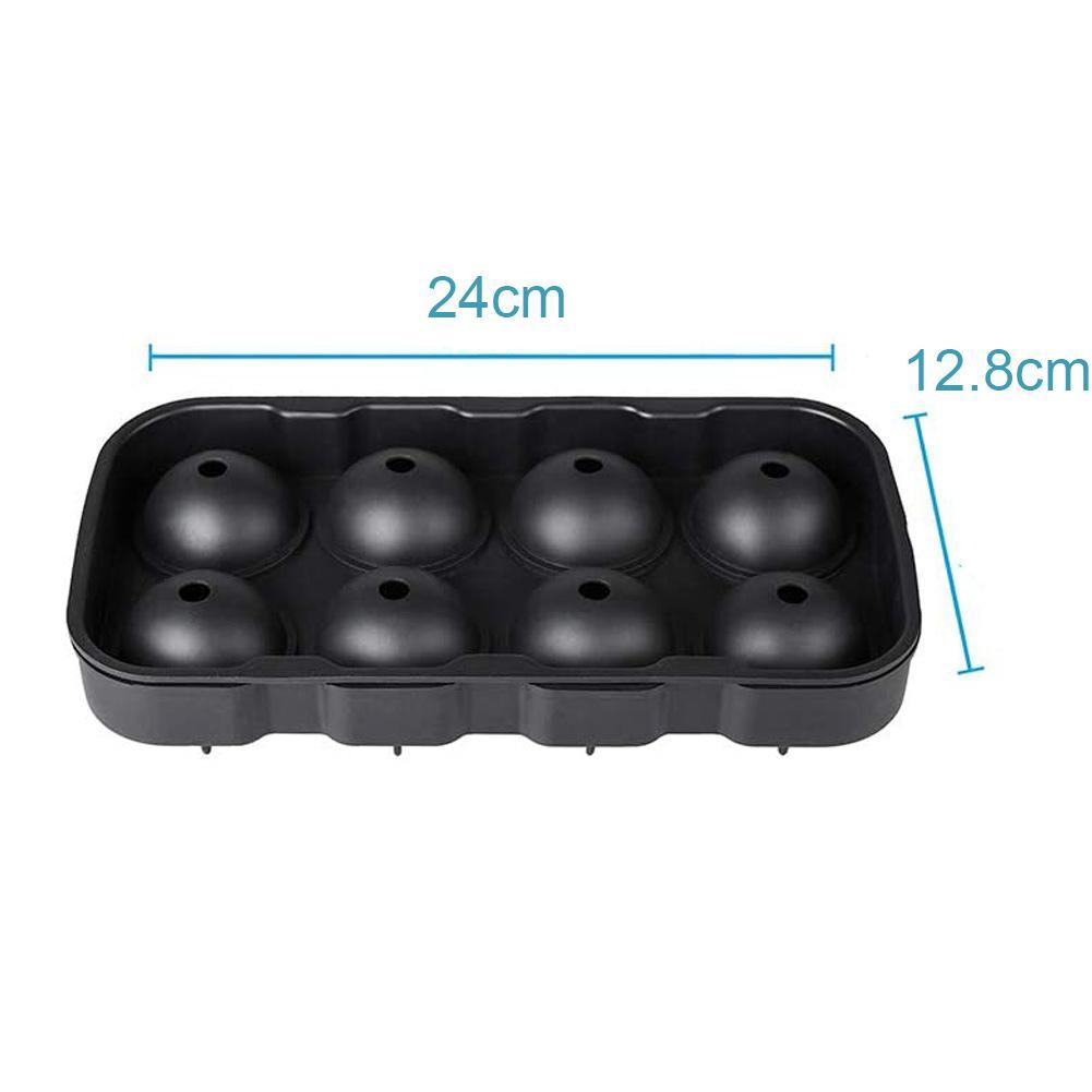Large Ice Maker Silicone Ice Mold 6 Cell Sphere Ice Mold Ball Square Cube Whiskey Party Cocktail Ice Tray Accessories Bar A4N8