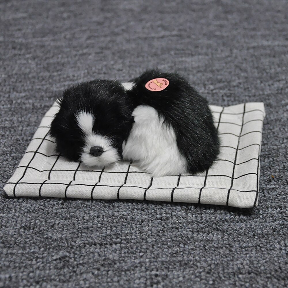 Auto Ornamenten Pluche Simulatie Slapende Hond Puppy Dashboard Decoratie Auto Interieur Home Decor Meubels Accessoires