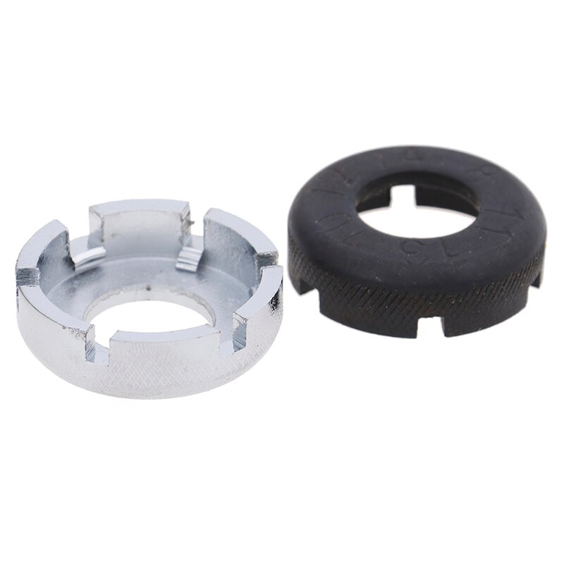 1Pcs Spaaksleutel Tepel Key Bike Cycling Velg Spanner 6 Way Fiets Wrench Tool 2 Kleuren