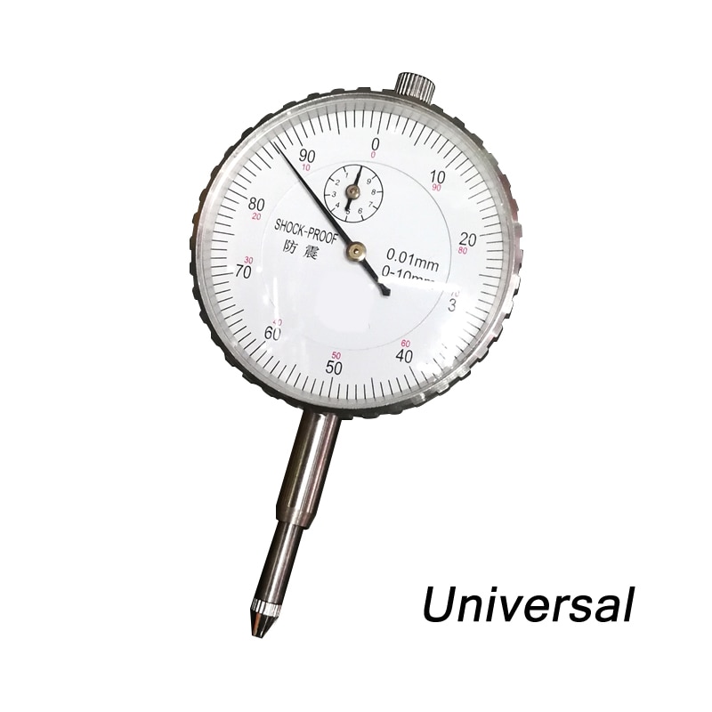 Accurate Dial Gauge Test Indicator Precision Metric with Dovetail Rails Mount 0-40-0 0.01mm Universal Measuring Instrument Tool