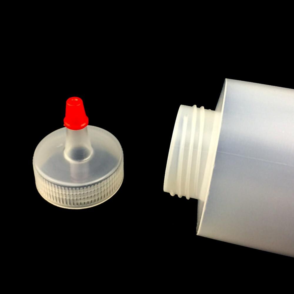 4PCS 250ml Plastic Needle-nosed Bottle With scale Squeeze Bottle With Leak-Proof Cap Sauce Bottle Salad Bottle Squeezable Bottle