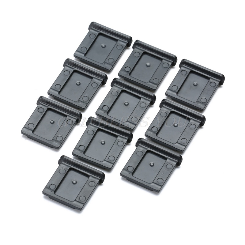 10 Pcs Flash Shoe Bescherming Cover BS-1 Voor Canon Nikon Olympus Panasonic Pentax Dslr Slr Camera Accessoires