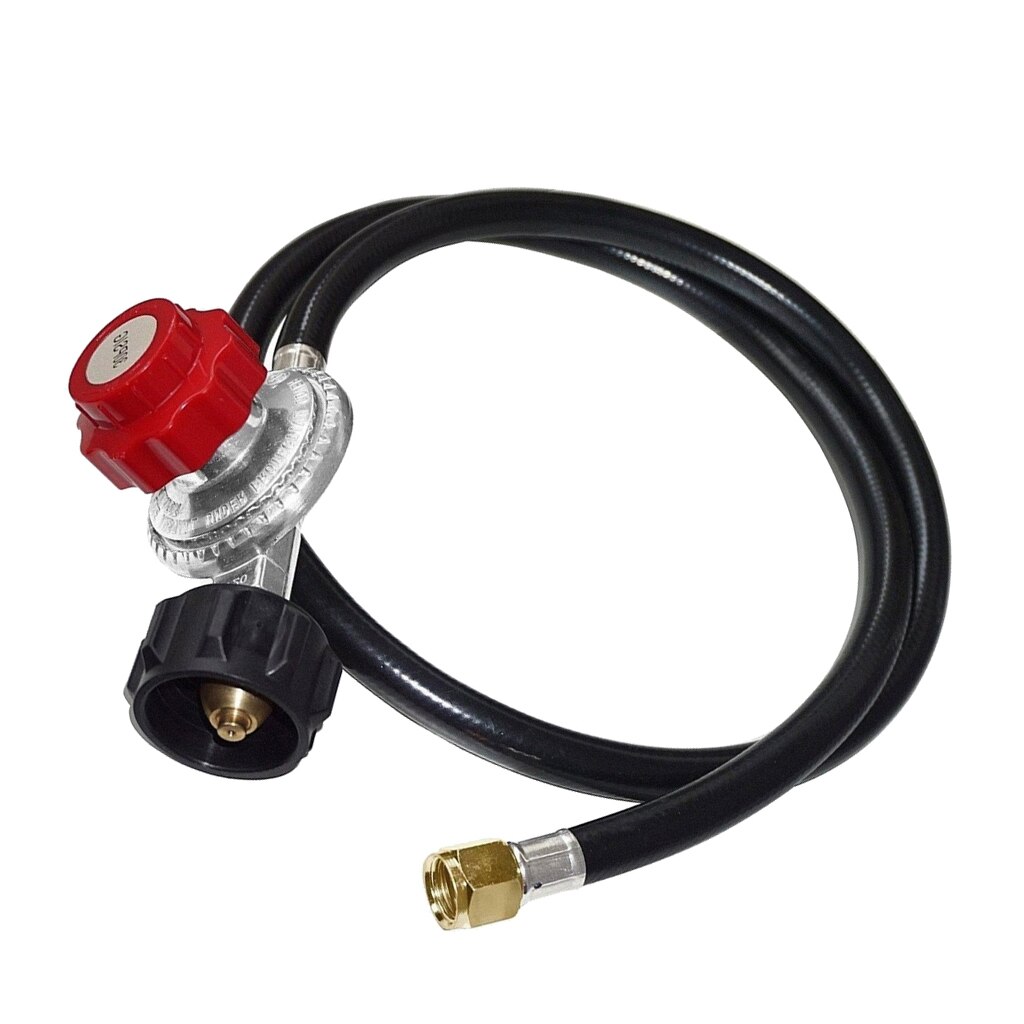 High Pressure Propane 0-30 PSI Adjustable Regulator With Hose Fits QCC1/Type1 gas propane tanks