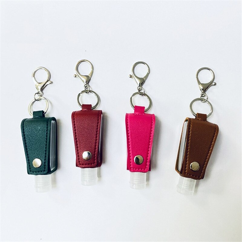 30ml Travel Bottle And Keychain Holder Refillable Empty Bottles For Hand Sanitizer Portable Soap Dispensers