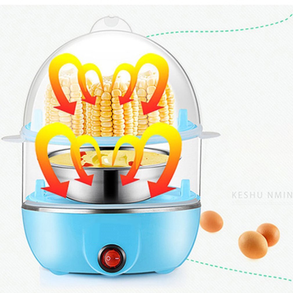 Petite omelette électrique de cuiseur d'oeufs de cuiseur de chaudière de Double couche dure brouillée avec l'arrêt automatique pour la commodité de cuisine