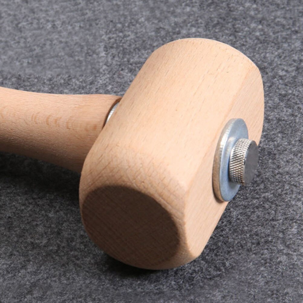 Wooden Mallet Leather Carving Hammer Wood Mallet DIY Leather Carving Hammer Tool