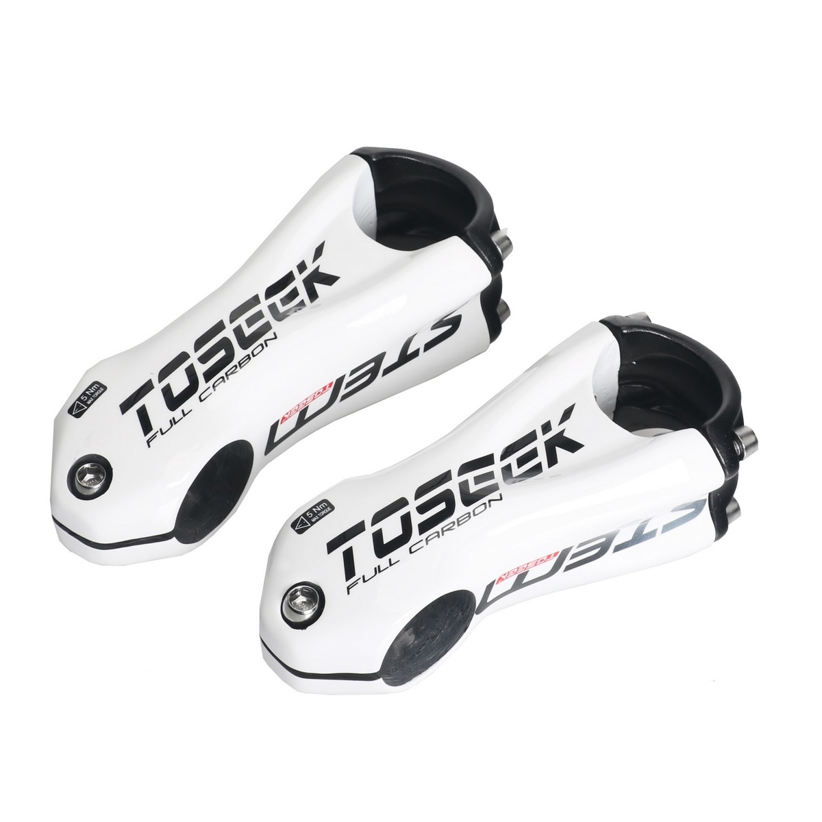 TOSEEK – tige de vélo en Fiber de carbone à 10 degrés, guidon/fourche de vélo de route, diamètre 31.8/28.6mm, 3 couleurs