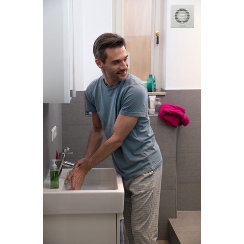 Bosch-Aspirador Serie 1100 blanco, ventilador de ventilación para el Hogar, baño, garaje, escape de techo, WallKitchen,Bathro, 100 mm de diámetro
