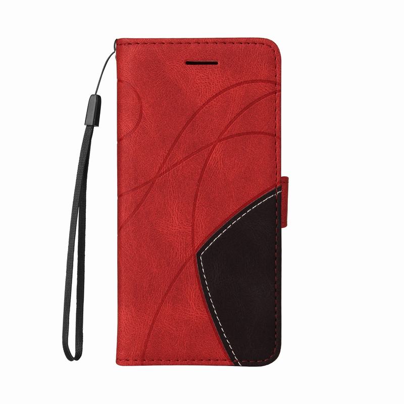 Telefoon Case Voor Honor 50 Lite Case Wallet Magnetic Cover Voor Huawei Nova 8i Honor 50 Lite Lederen Flip Case fundas: For Huawei Nova 8i / Red