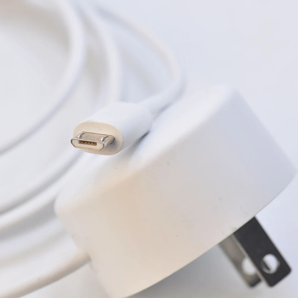 Netzteil für Google Nest Heimat Mini AC-Adapter Mikro-USB-Netzteil Weiß 5 Fuß 1,8 A uns-EU-Steckerversorgung W17-009N1A