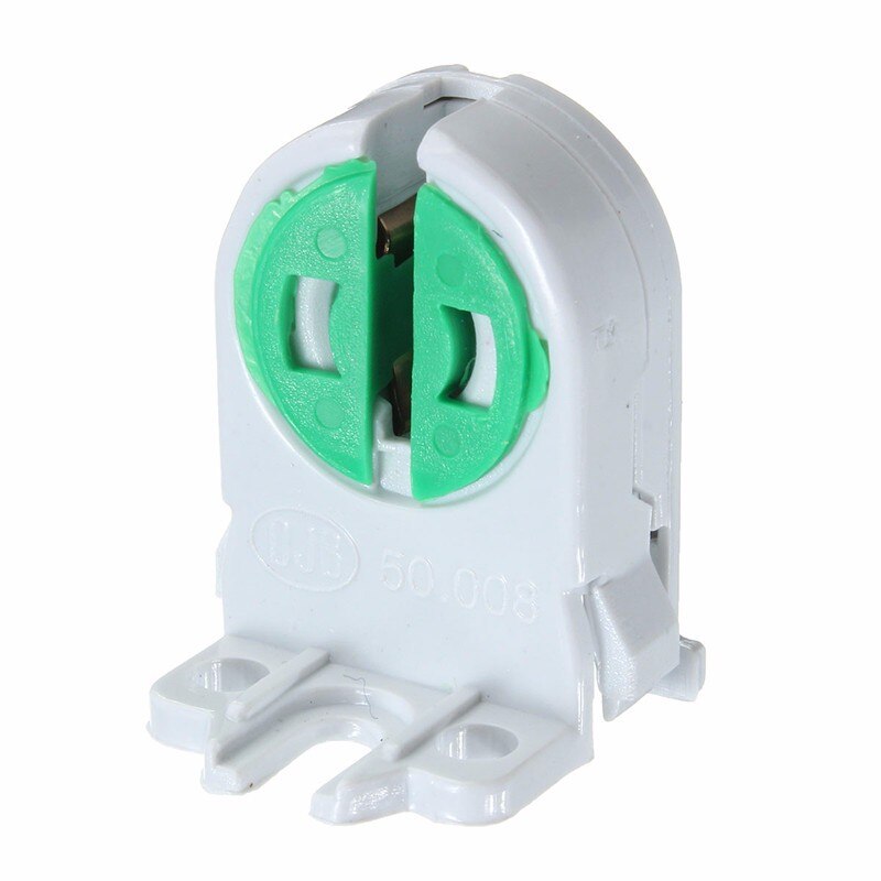 Lowest Price T5 Base Fluorescent LED Tube Light Lamp Holder Socket Snap In Fitting Accessory AC 100-250V DIY PC Material