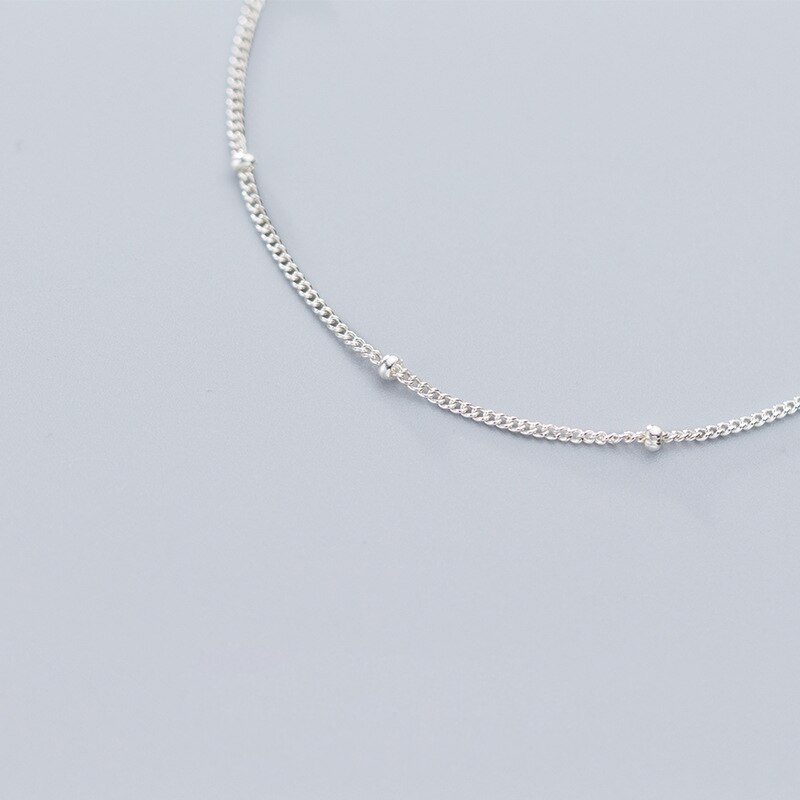 La Monada 925 Sterling Zilveren Kralen Link Chain Armband Voor Vrouwen Mode-sieraden Persoonlijkheid Armband Trendy Minimalistische