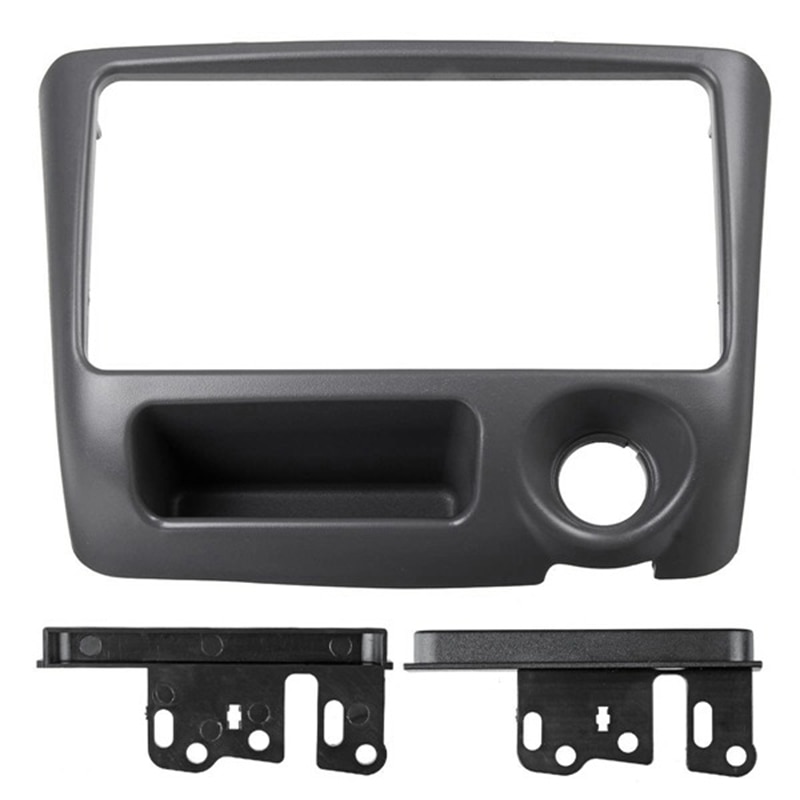 Radio de coche 2 DIN Facia para Toyota Yaris Echo Vitz 1999-2005, DVD estéreo, CD, Panel de tablero, embellecedor, Fascia, placa facial, consola