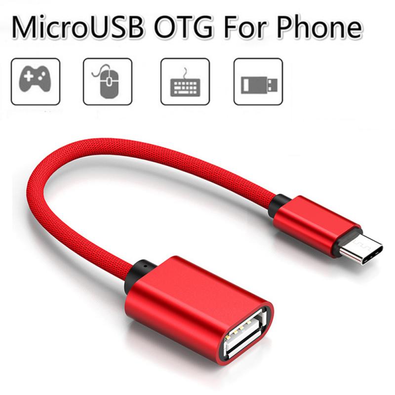 Metal USB 3.0 Type C Male To USB Female OTG Data Sync Converter Adapter Cable for Samsung J7 Redmi Note 5 Pro Android Phone