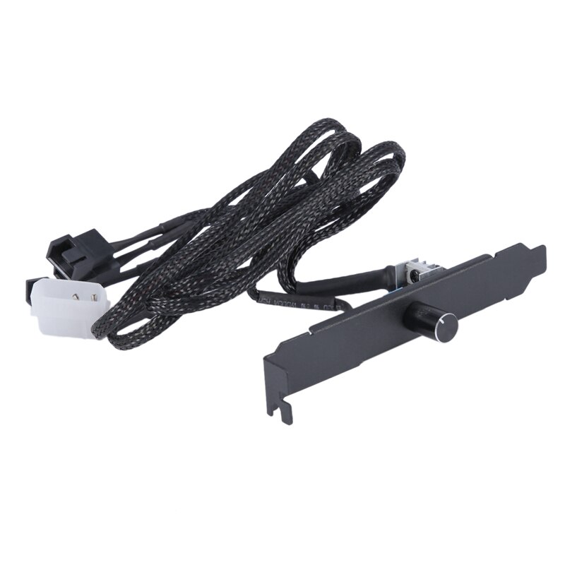 Computer Chassis Baffle PCI Bit Fan Speed Regulator 3 Circuit Hub External Controller Radiator Switch Speed Control