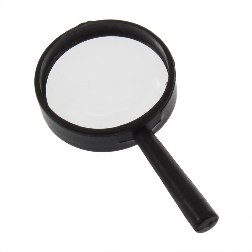 1 Pcs/set 5X Magnifier for Reading Tool Hand Held Magnifying Glass for Reading Identification Etc Glass Lens Reading Glasses