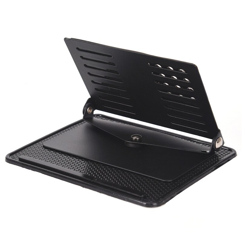 Universal Anti-Slip Dashboard Mat – Sticky Pad Holder For Phone & GPS – Black Silicone/Gel