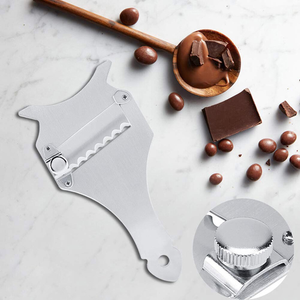 Holdbart rustfrit stål trøffel osteskærer justerbar klinge chokolade barbermaskine til køkkenudstyr barbermaskine barberkniv dessertværktøj