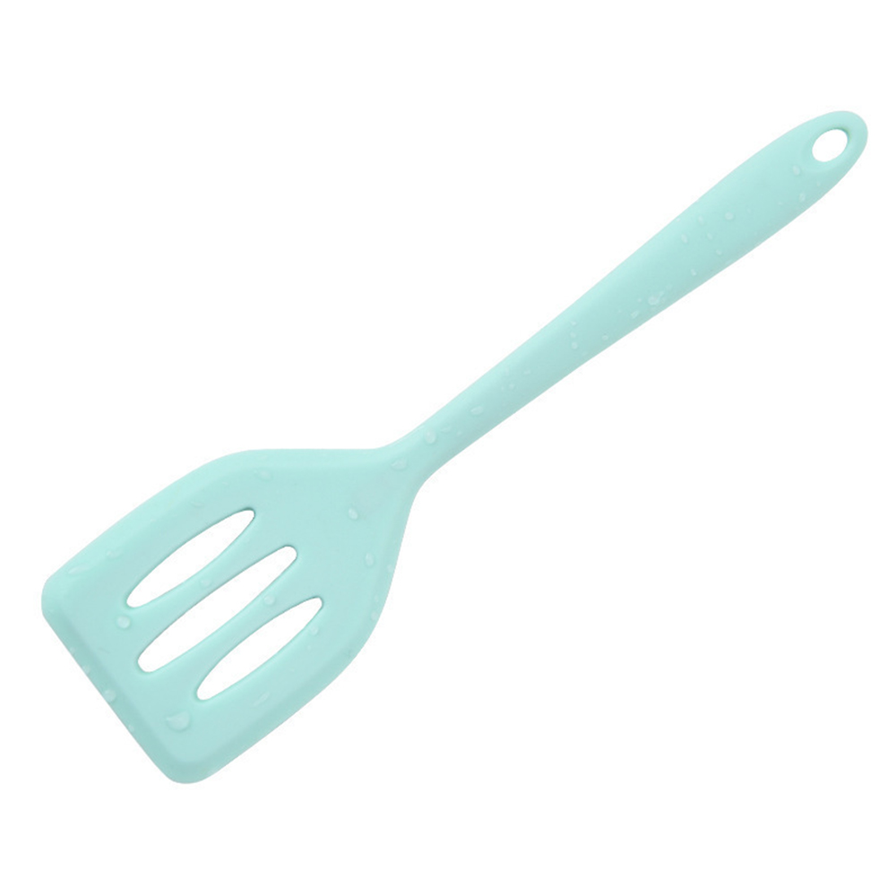 Espátula pequeña de silicona para cocinar en el hogar, espátula para freír, espátula para carne, espátula para panqueques, herramientas de cocina, 1 ud.: Verde militar