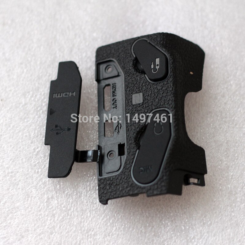 originele linkerkant USB HDMI I/F Interface Rubber cover reparatie onderdelen Voor Canon EOS 80d SLR (met Lijm)